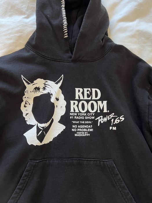 Madhappy red best sale room hoodie