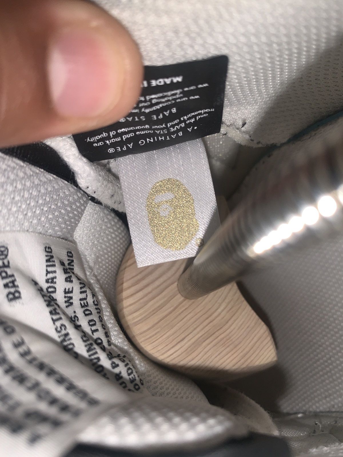 Bape Bapesta Low M1 Shark Face Size US 9.5 / EU 42-43 - 7 Thumbnail