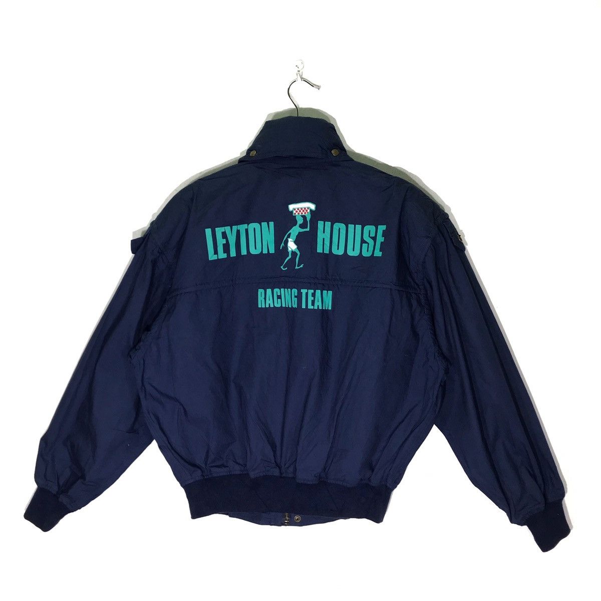 Vintage Leyton House Racing Team Big Logo Hooded Jacket