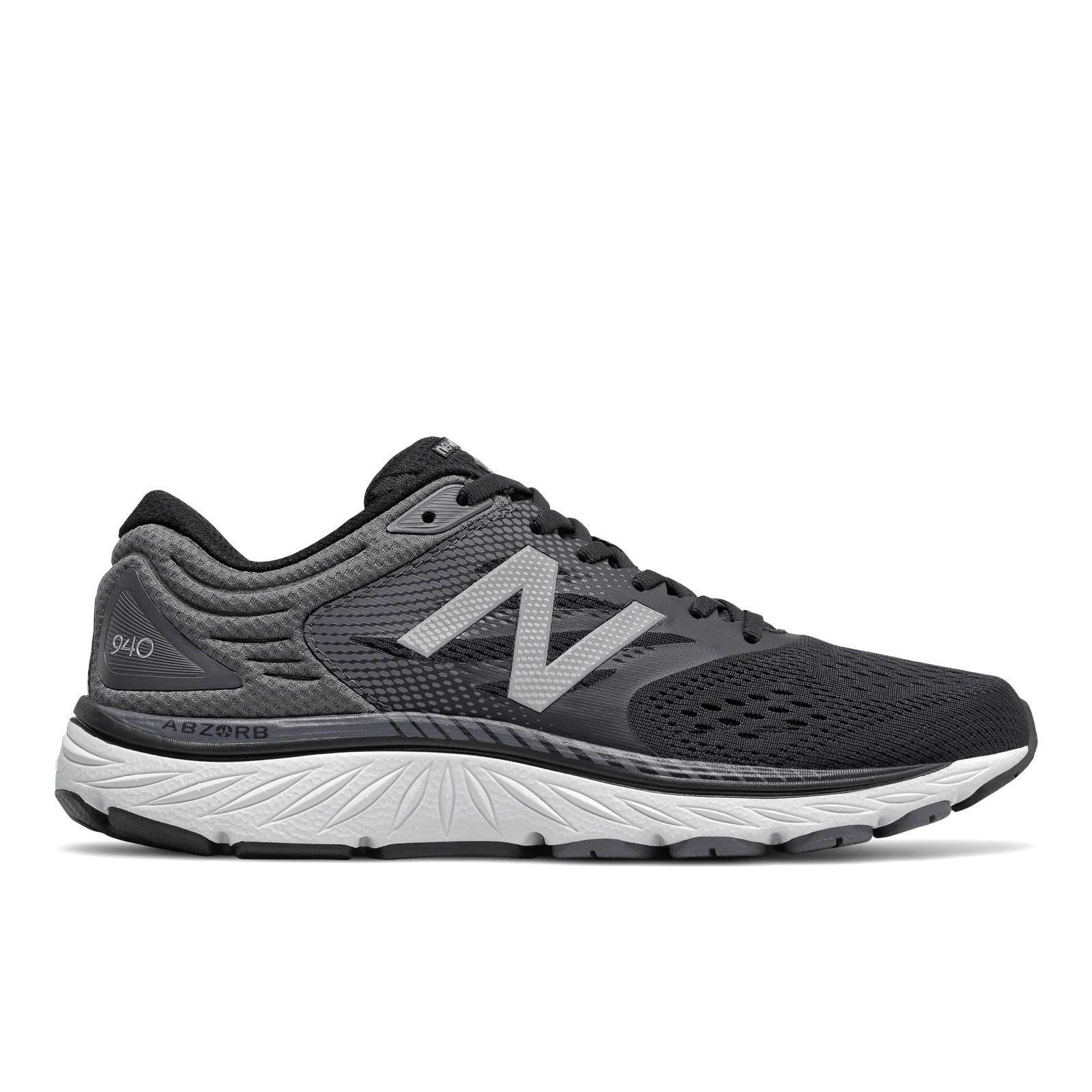 New Balance NEW Size 8 New Balance 940 v4 Black/Grey Lace-Up Runnin ...