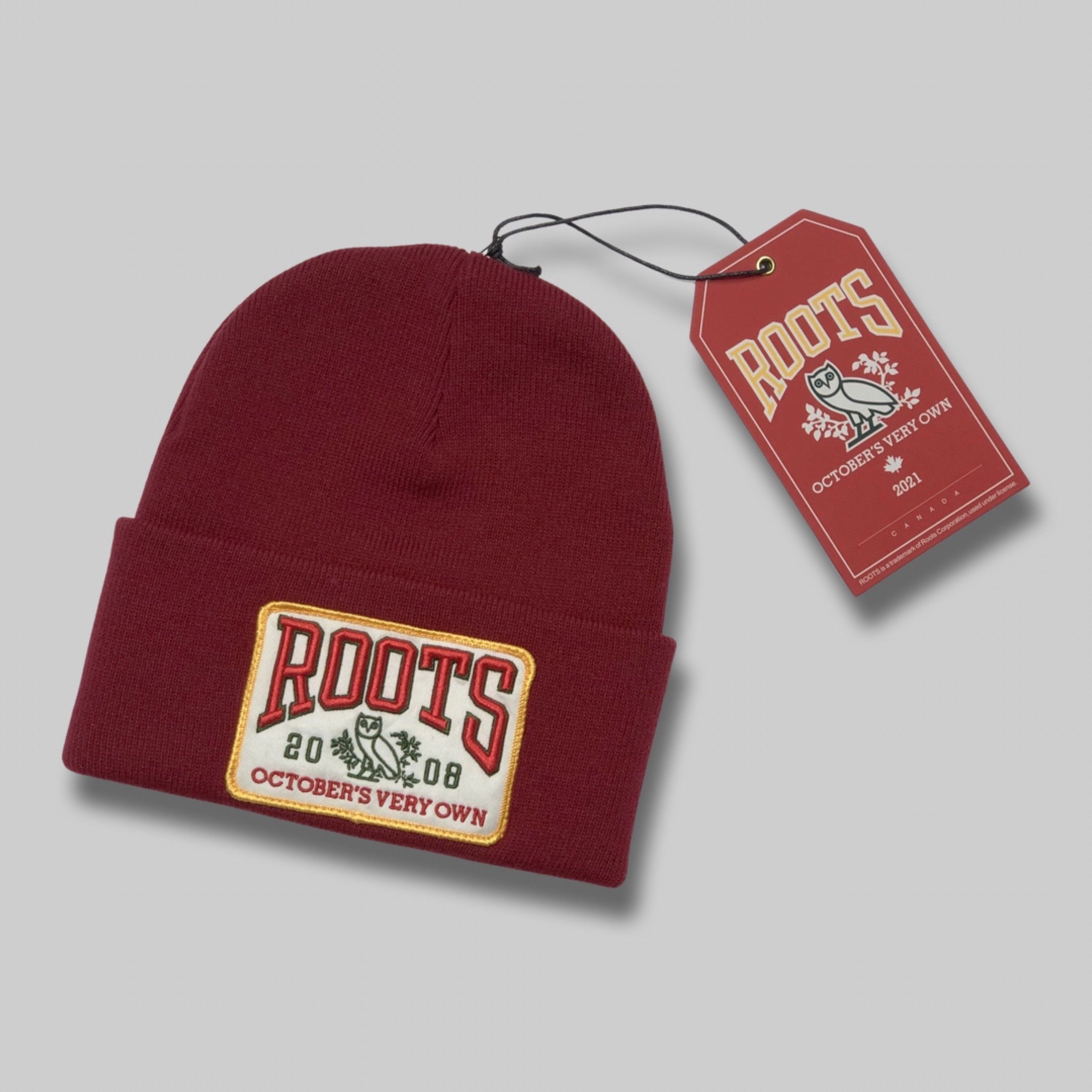 Drake OVO X ROOTS PATCH TOQUE BEANIE Size ONE SIZE - 2 Thumbnail