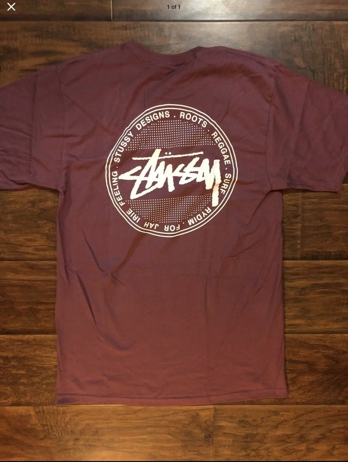 Designer Stussy Irie Surf Dot Berry Tee Shirt Size Small Size US S / EU 44-46 / 1 - 1 Thumbnail