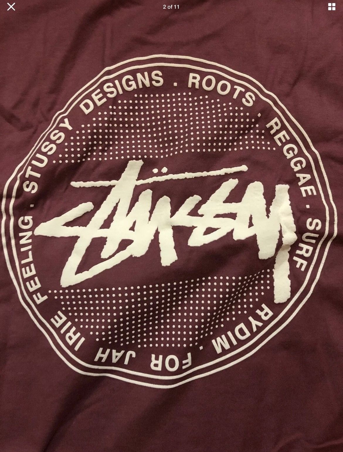Designer Stussy Irie Surf Dot Berry Tee Shirt Size Small Size US S / EU 44-46 / 1 - 2 Thumbnail