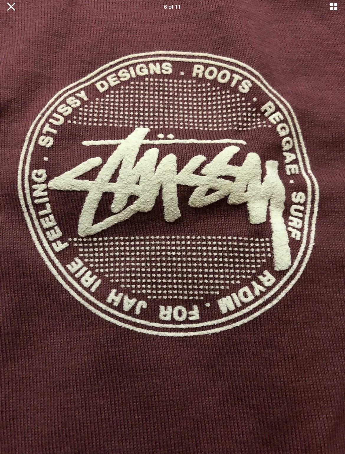 Designer Stussy Irie Surf Dot Berry Tee Shirt Size Small Size US S / EU 44-46 / 1 - 4 Thumbnail