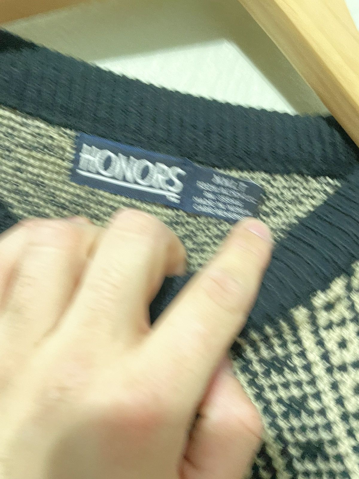 Vintage Vintage Persian Monochrome Tapestry Knit Sweater Size US XXL / EU 58 / 5 - 2 Thumbnail