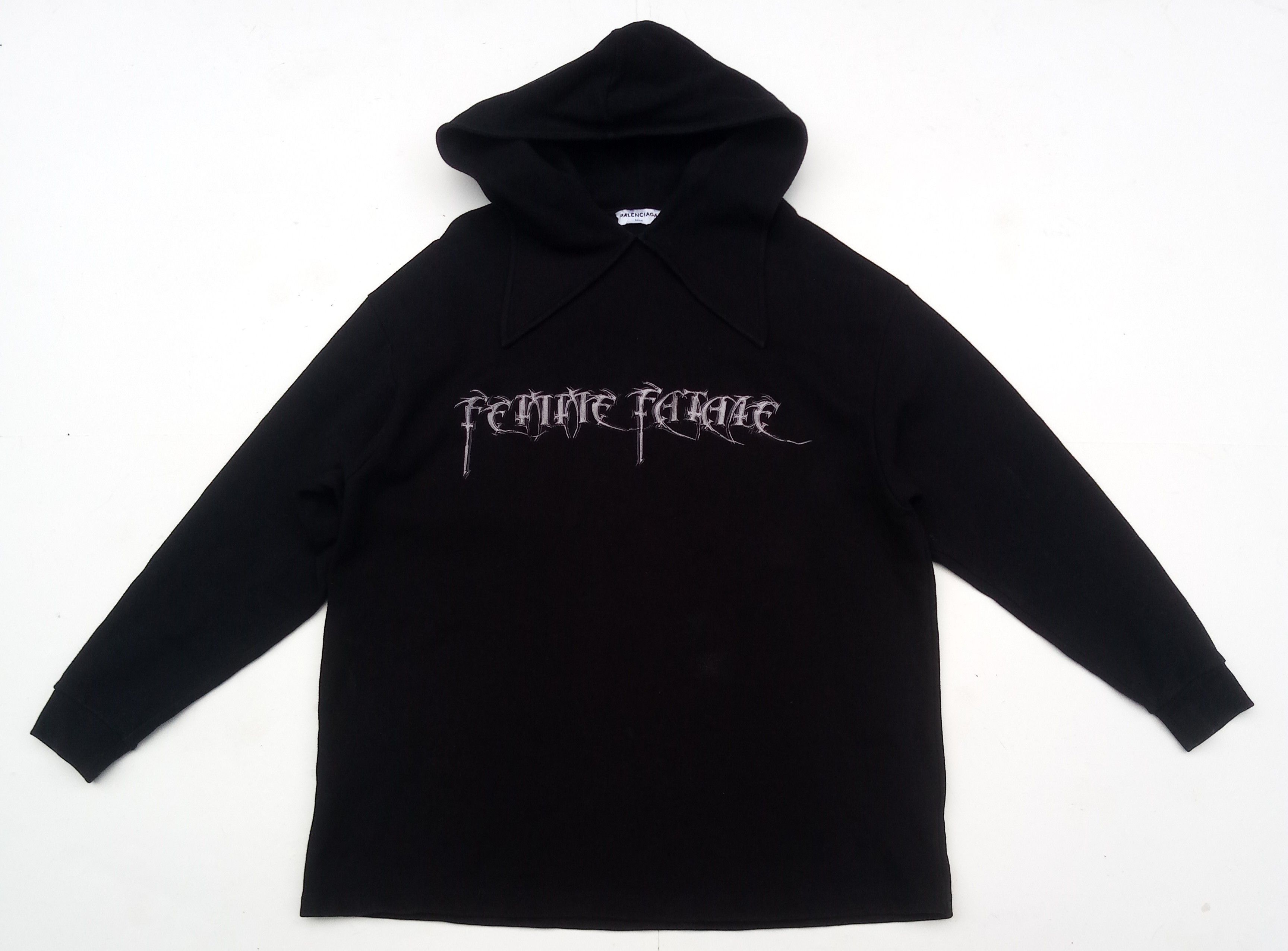 Balenciaga Balenciaga Femme Fatale Scarf hoodie Size US XL / EU 56 / 4 - 1 Thumbnail