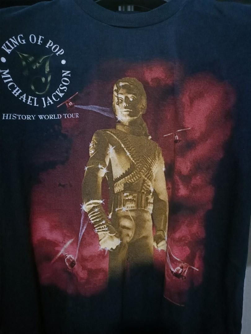 Michael Jackson Vintage 90s Michael Jackson History Tour Tee Size US M / EU 48-50 / 2 - 2 Thumbnail