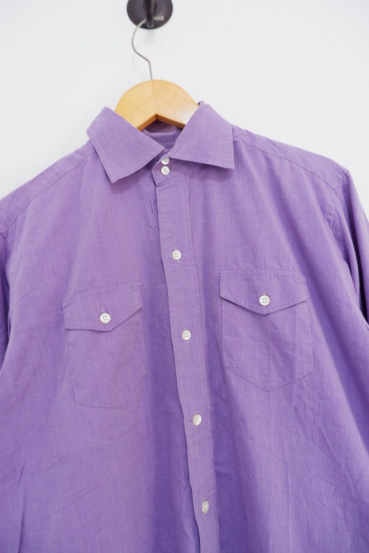 Issey Miyake Vintage Y2K Issey Miyake Button Ups Shirt Size US L / EU 52-54 / 3 - 3 Thumbnail