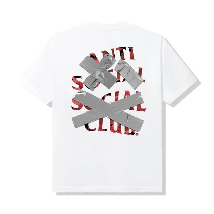 anti social social club cancelled again white tee