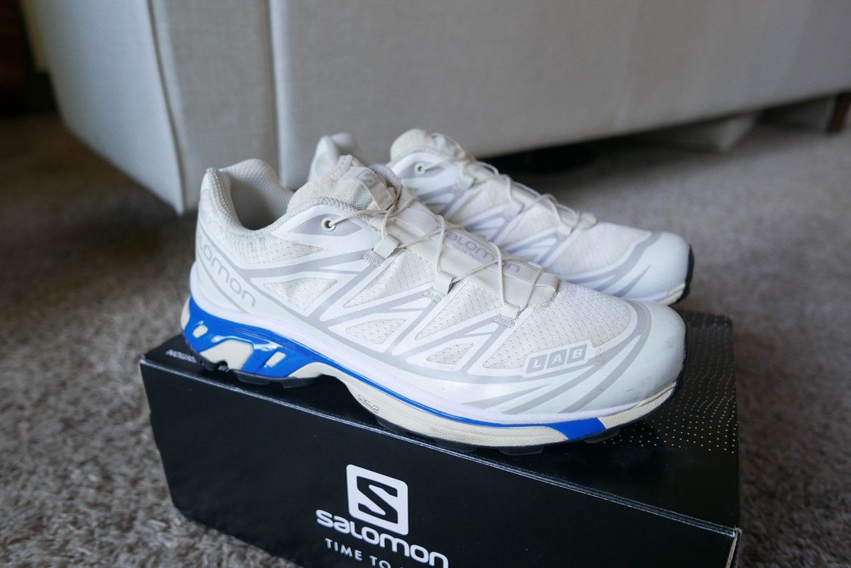 Salomon Salomon S/Lab XT-6 Softground LT ADV Vanilla Ice Blue Size US 9.5 / EU 42-43 - 4 Thumbnail