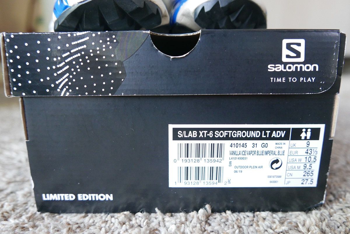 Salomon Salomon S/Lab XT-6 Softground LT ADV Vanilla Ice Blue Size US 9.5 / EU 42-43 - 9 Thumbnail