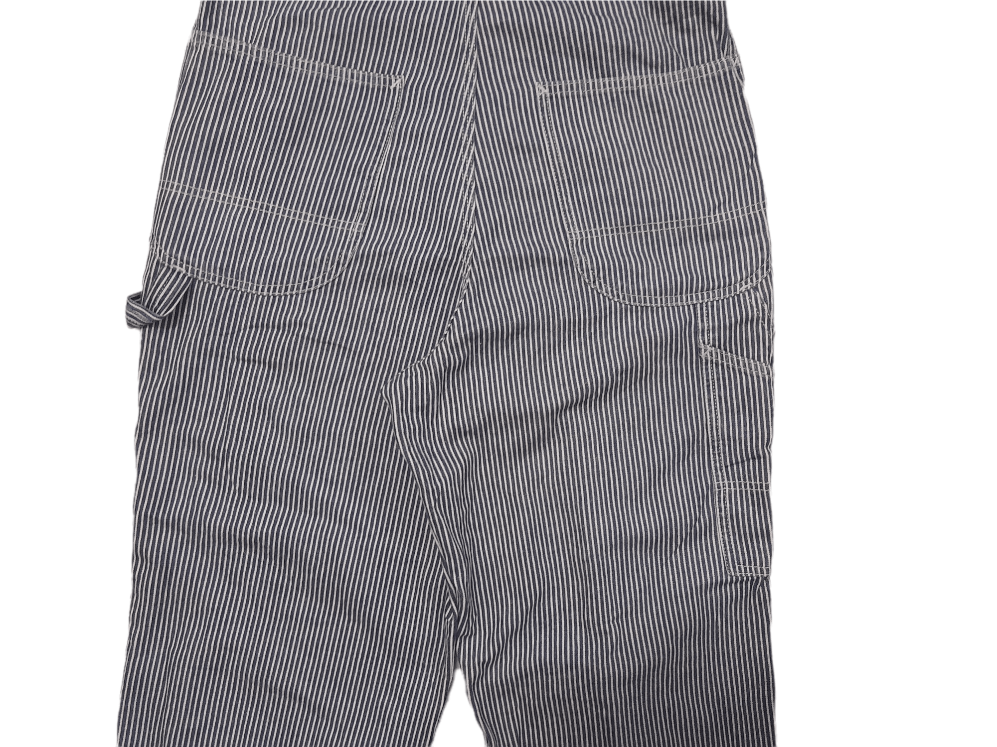 Japanese Brand REALIZE Hickory Overalls Denim Japan (D993) Size US 31 - 8 Thumbnail