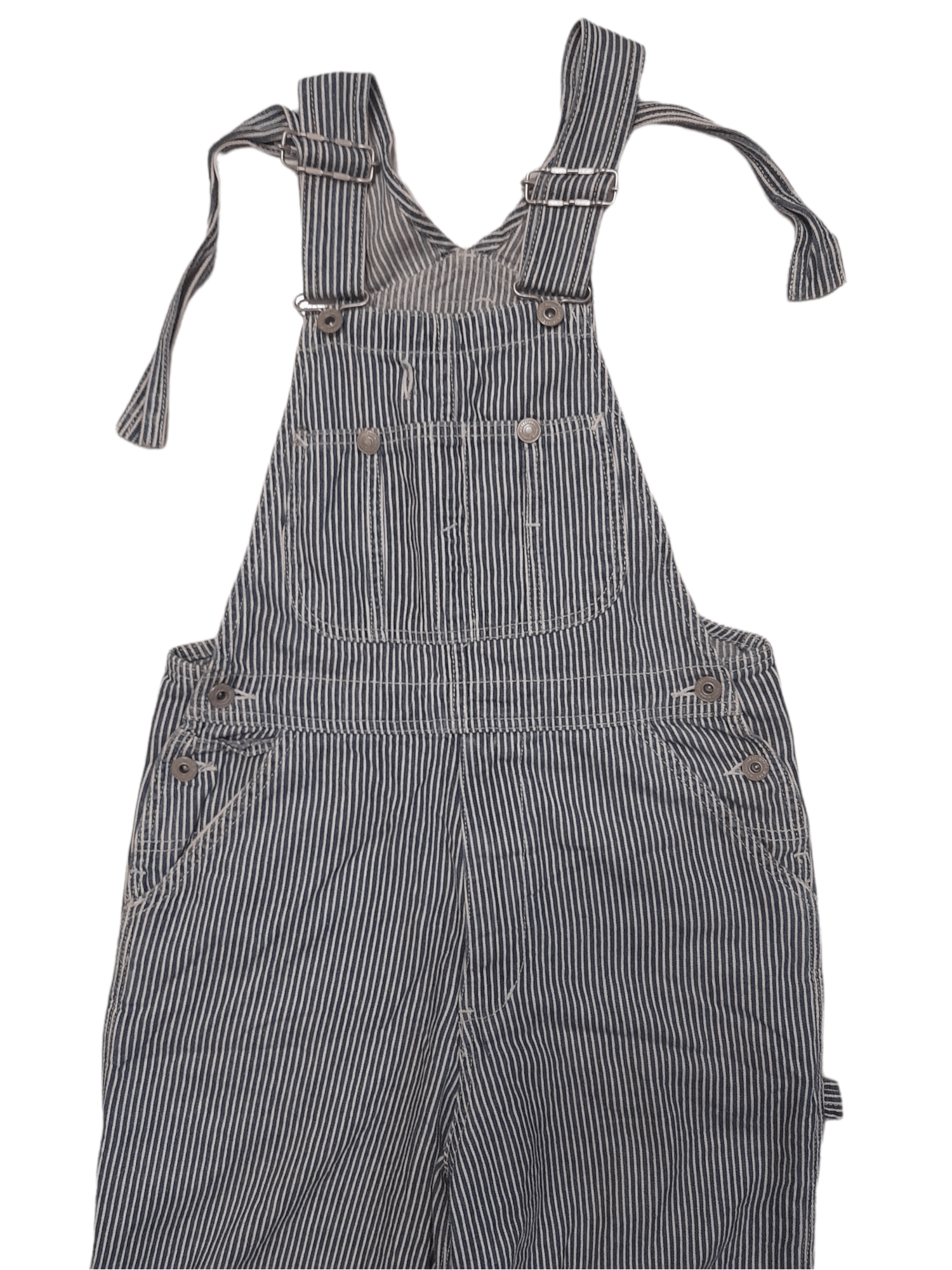 Japanese Brand REALIZE Hickory Overalls Denim Japan (D993) Size US 31 - 2 Thumbnail