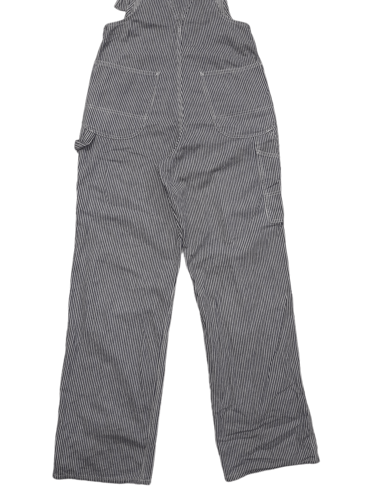 Japanese Brand REALIZE Hickory Overalls Denim Japan (D993) Size US 31 - 10 Thumbnail