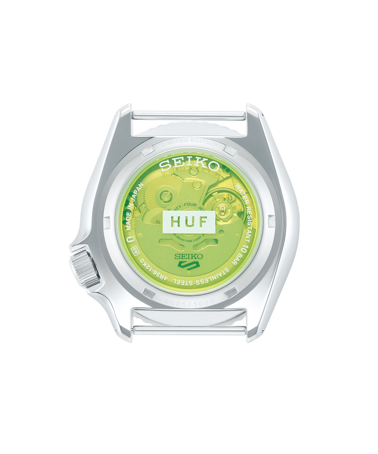 Seiko SEIKO 5 Sport x HUF Limited Edition Khaki Watch (1/1000) | Grailed