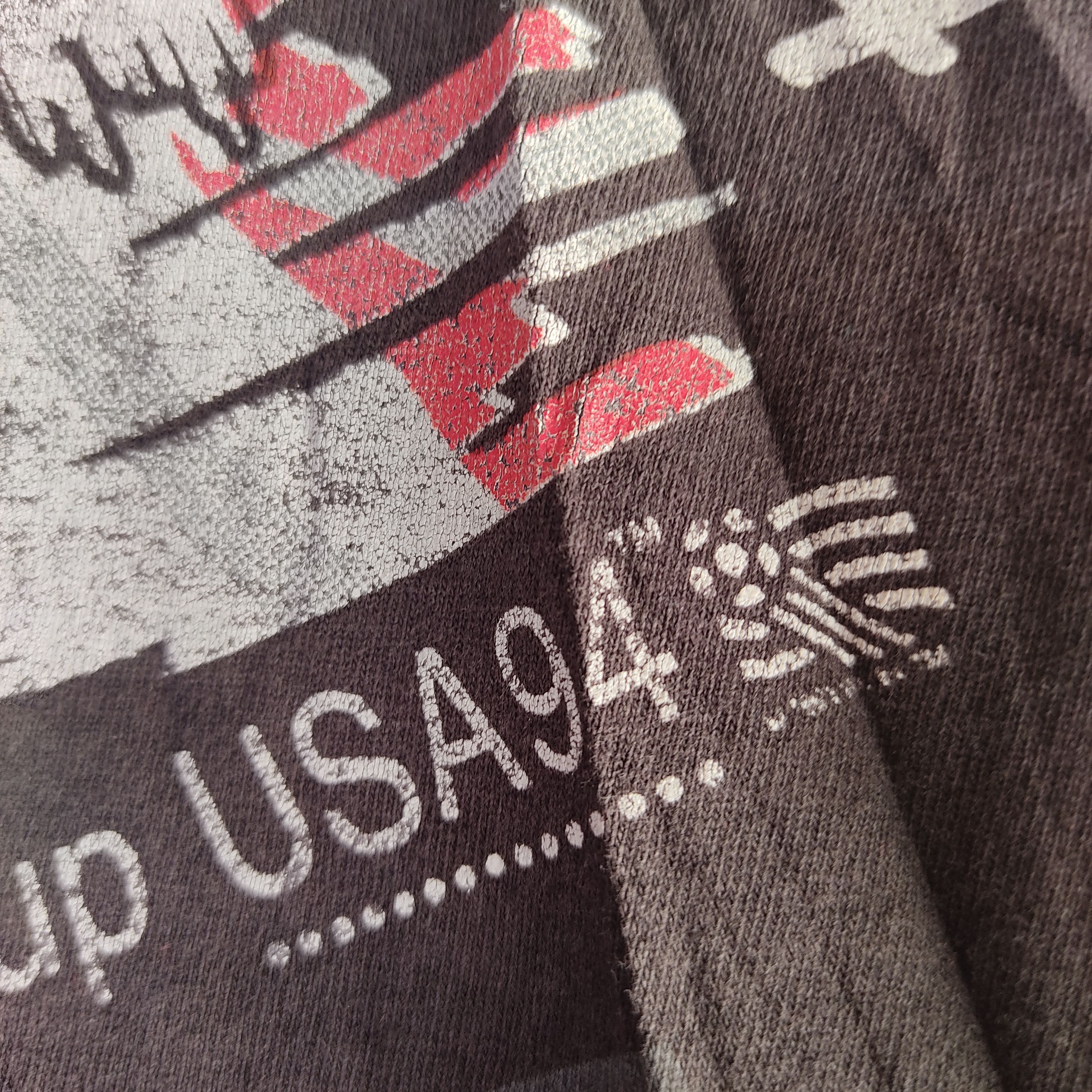 Vintage Vintage Trashed World Cup Soccer 1994 Usa T shirt Size US XL / EU 56 / 4 - 5 Thumbnail