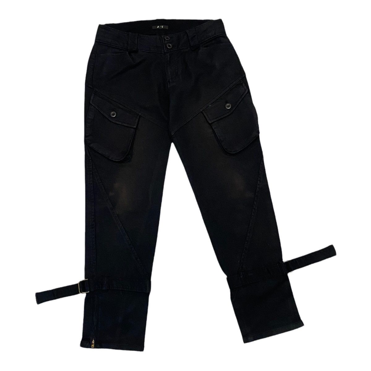 Designer × Issey Miyake × Japanese Brand 🇯🇵ATSURO TAYAMA AW1998 BONDAGE STRAP CROPPED PANTS Size US 30 / EU 46 - 14 Thumbnail