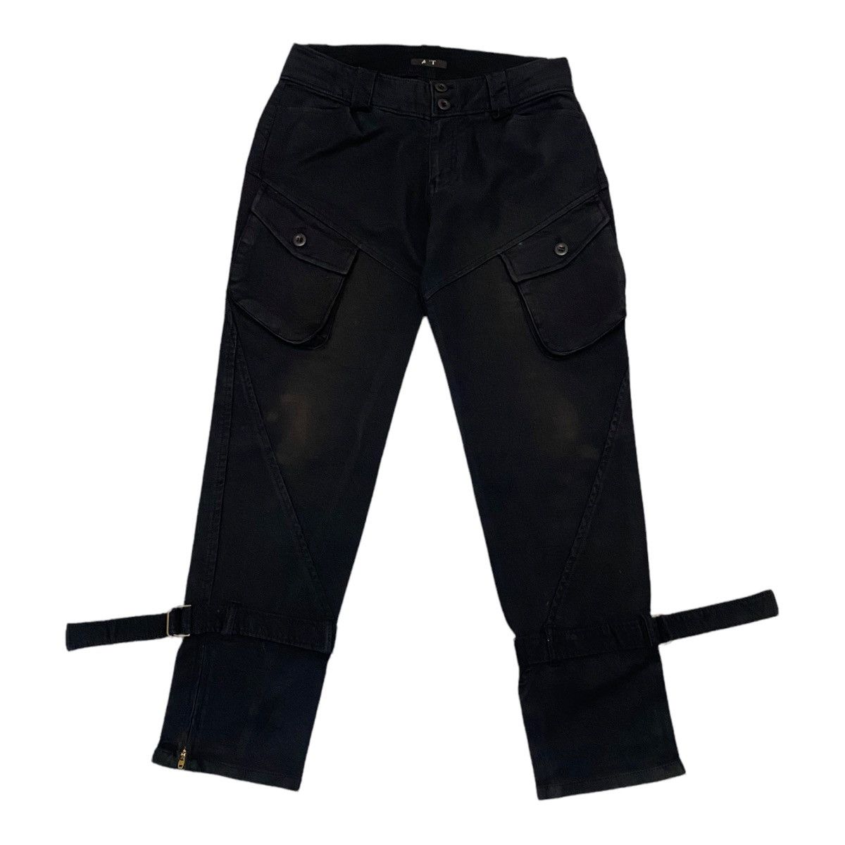 Designer × Issey Miyake × Japanese Brand 🇯🇵ATSURO TAYAMA AW1998 BONDAGE STRAP CROPPED PANTS Size US 30 / EU 46 - 5 Thumbnail