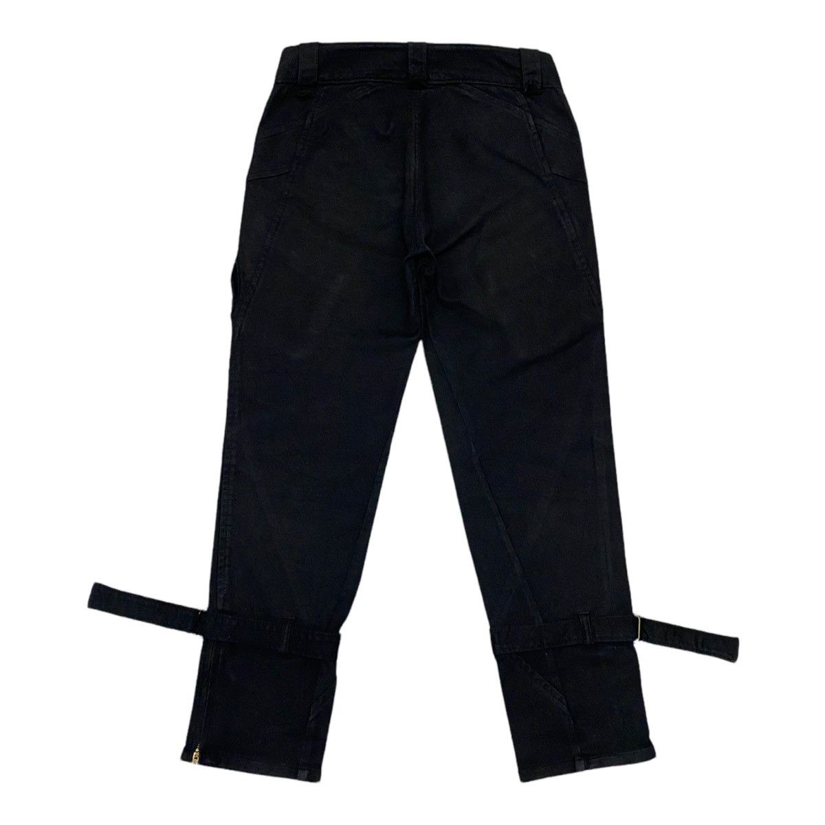 Designer × Issey Miyake × Japanese Brand 🇯🇵ATSURO TAYAMA AW1998 BONDAGE STRAP CROPPED PANTS Size US 30 / EU 46 - 2 Thumbnail