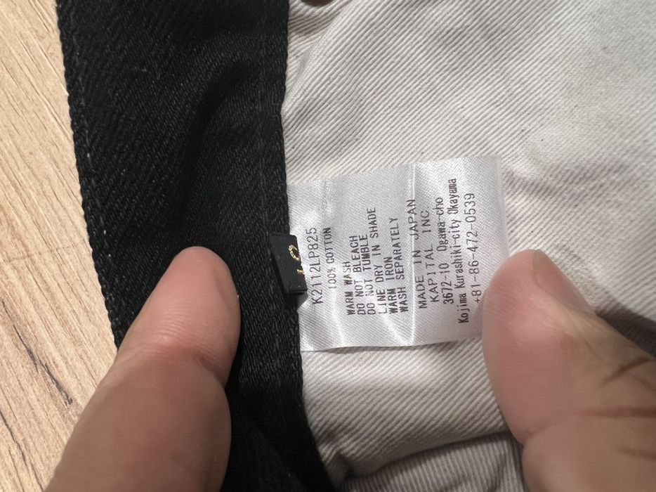 Kapital 12oz Magpie Denim 5P APRON OKABELLBO Pants
