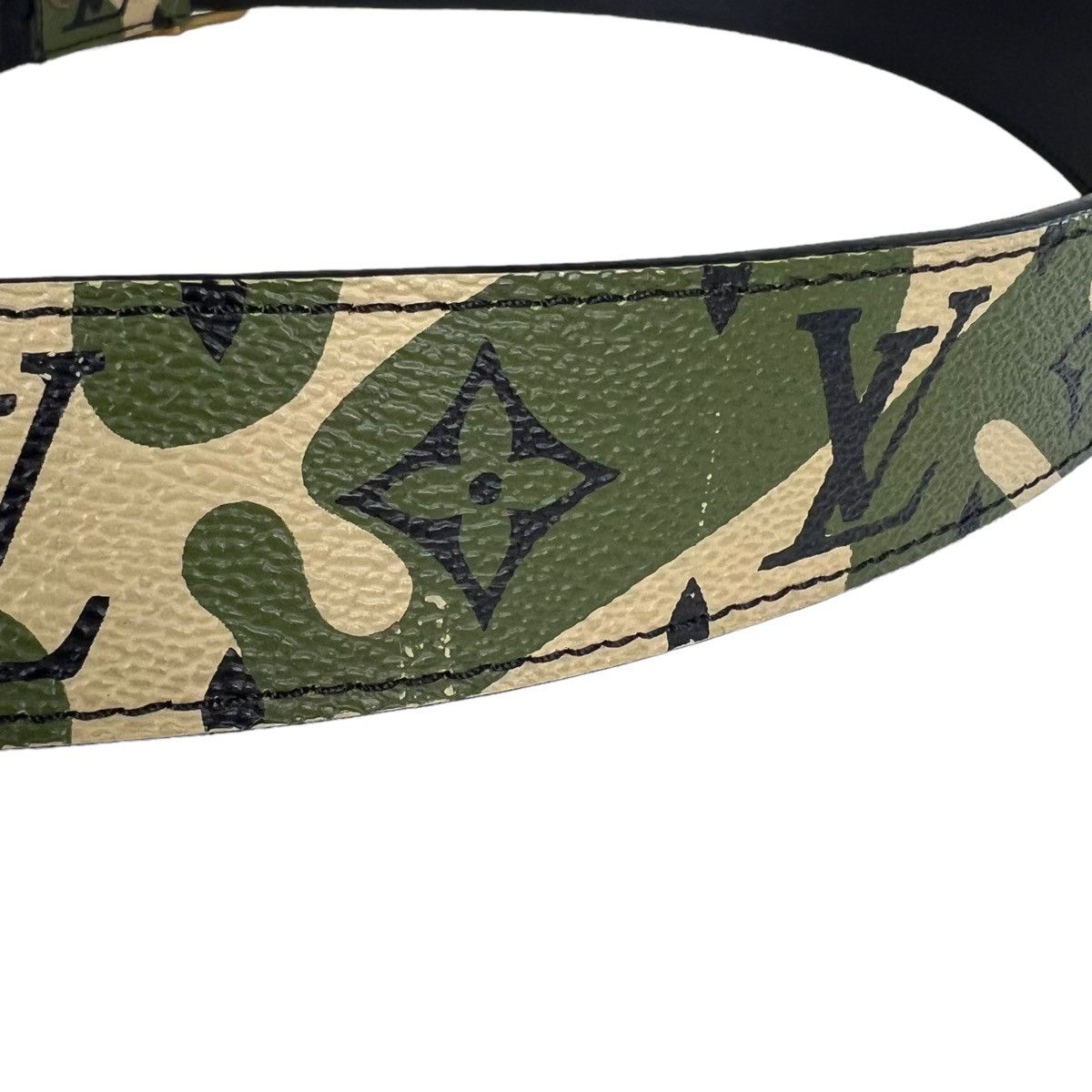 Louis Vuitton × Takashi Murakami Louis Vuitton Camo Murikami Monogramouflage Belt Size ONE SIZE - 7 Thumbnail