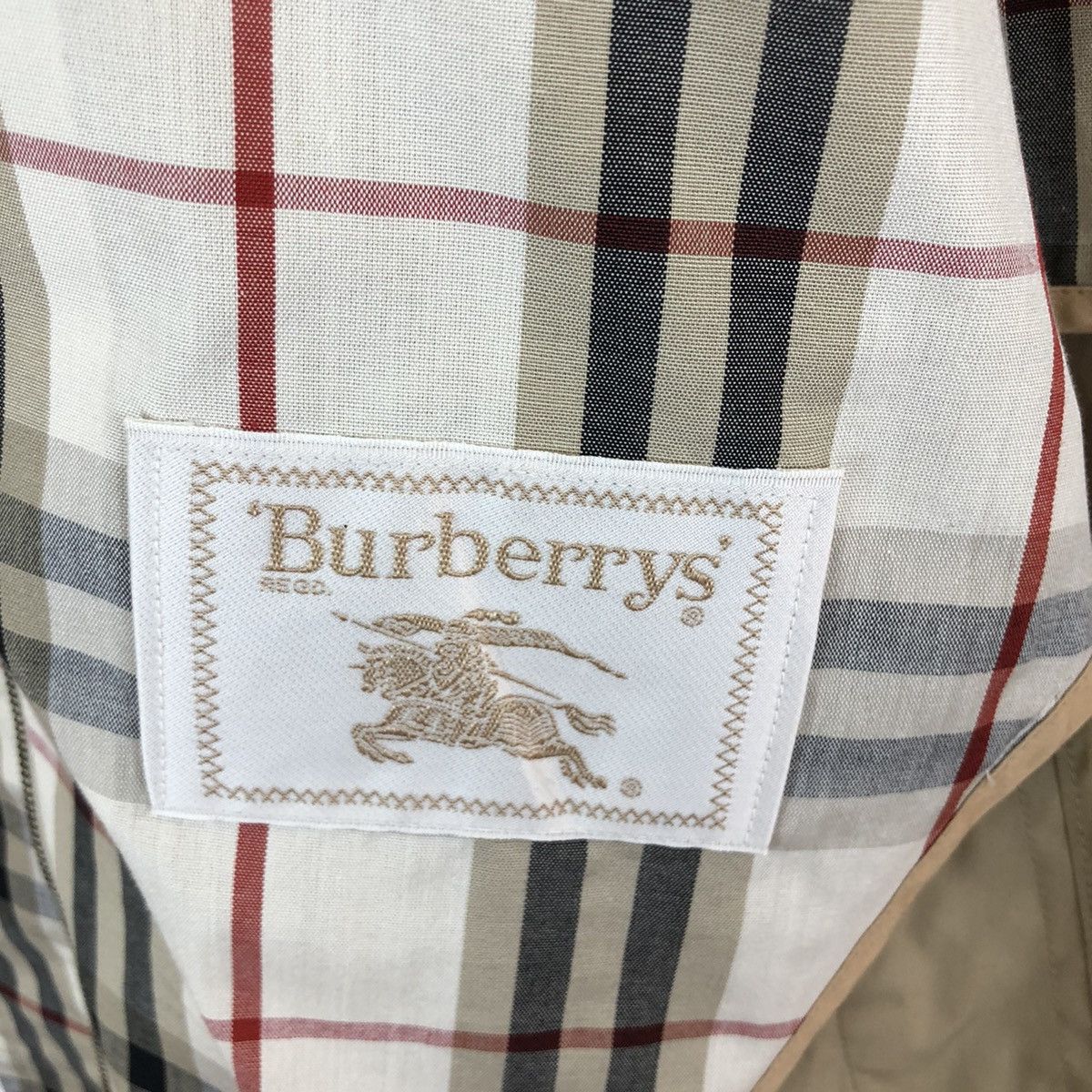 Burberry × Vintage BURBERRY PRORSUM TRENCH COAT NOVA CHECK Size US M / EU 48-50 / 2 - 9 Thumbnail