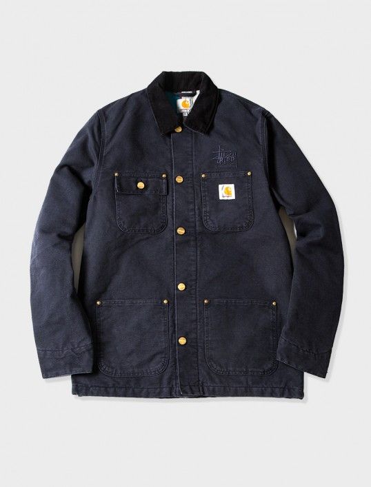 Carhartt × Stussy Carhartt X Stussy Chore Coat | Grailed