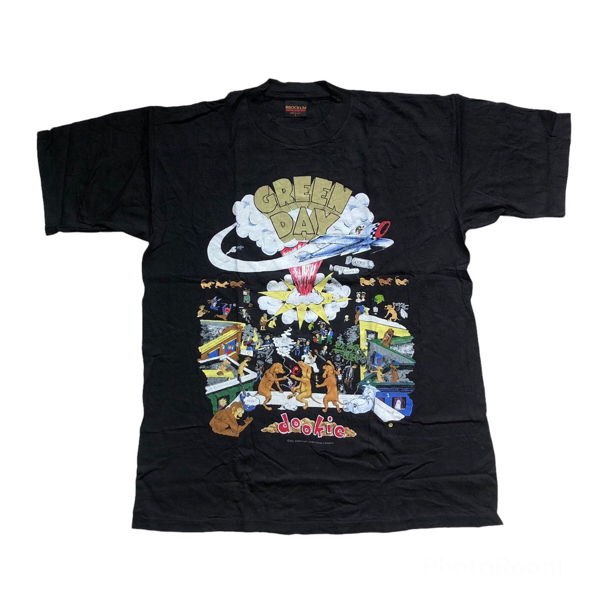 Vintage Green Day 90s T-Shirt Dookie Tour Brockum - Tops