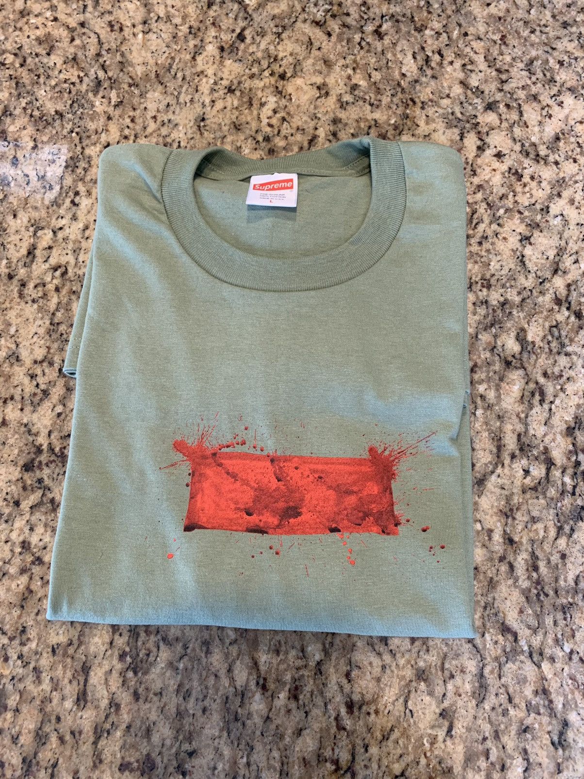 Supreme Supreme Ralph Steadman Box Logo Tee - Light Olive | Grailed