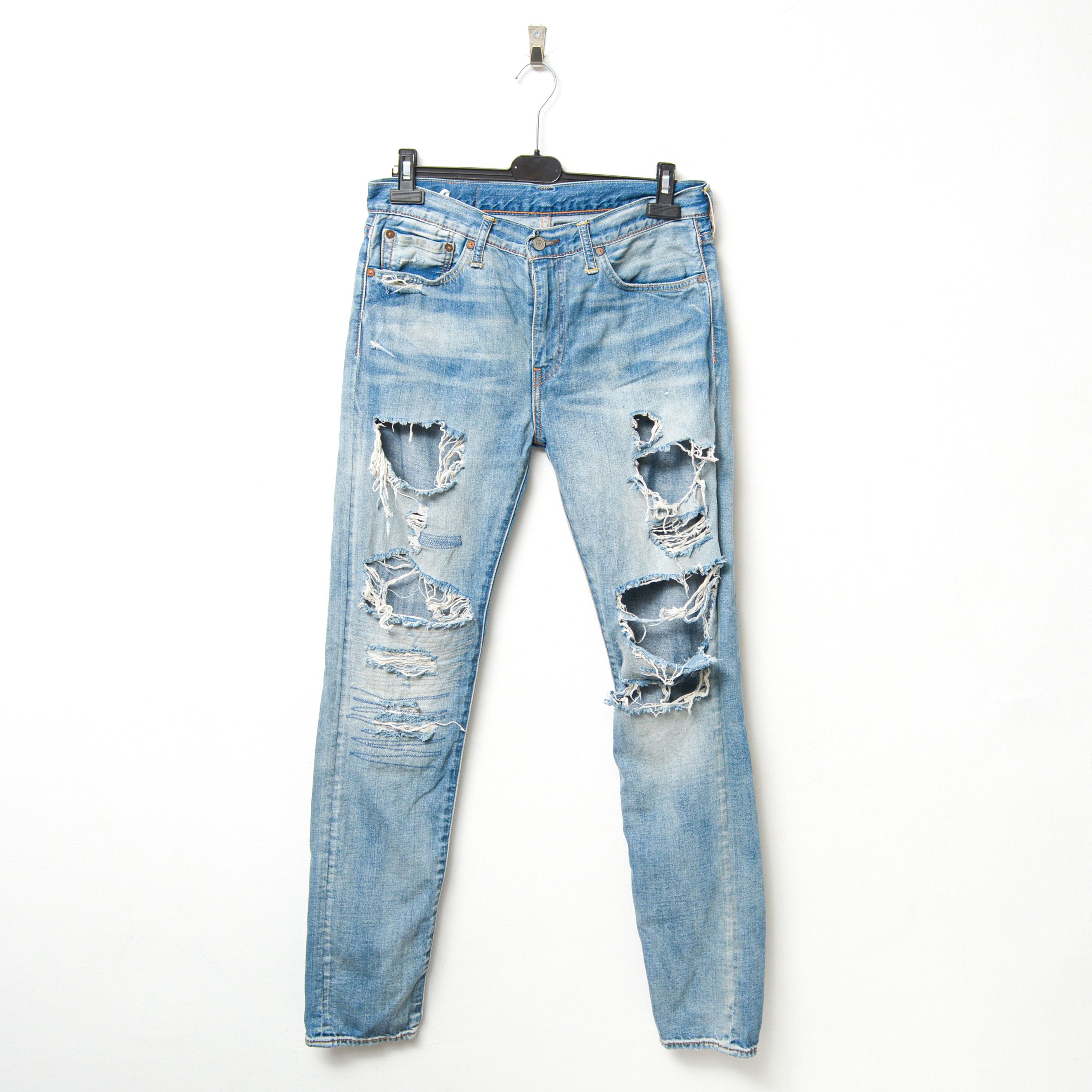 Levi's 508 W31 L34 Distressed Ripped Jeans Denim Pants Trousers Size US 31 - 1 Thumbnail