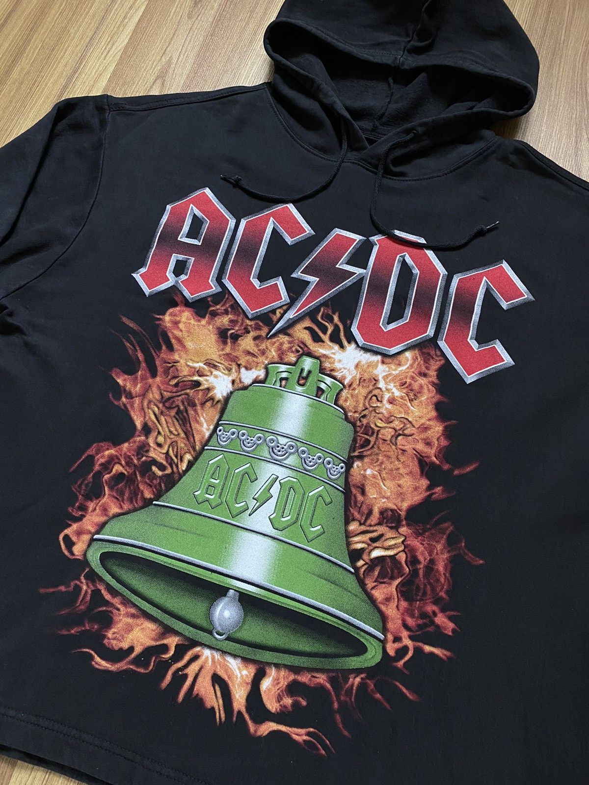 Band Tees Vintage AC/DC Hoodie like Metallica Pink Floyd Y2K Size US XL / EU 56 / 4 - 2 Thumbnail