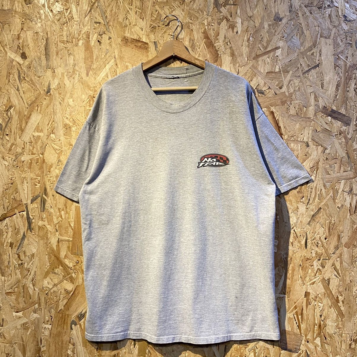 No Fear × Vintage Vintage 1993 No Fear Pussy Vs Chicken Racing T Shirt XLarge Size US XL / EU 56 / 4 - 2 Thumbnail