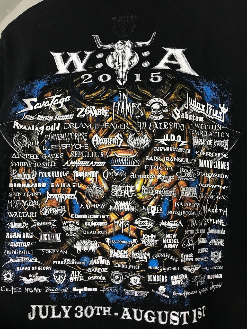 Band Tees Wacken 2015 vintage rock band tour tee Size US M / EU 48-50 / 2 - 7 Thumbnail