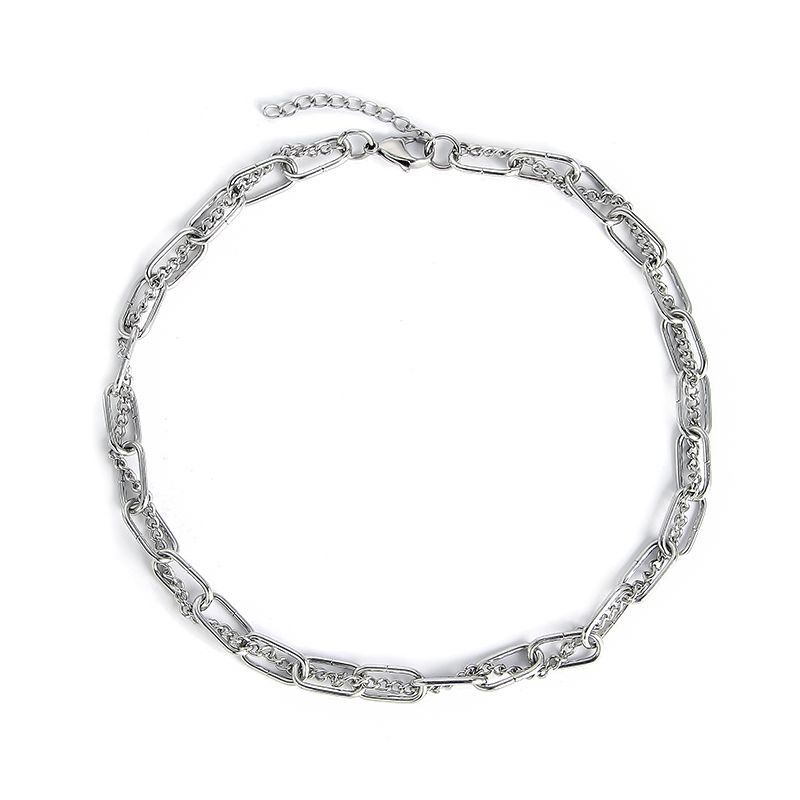 Jewelry × Vintage Fashionable Double Layer Adjustable Couple Clavicle Chain Size ONE SIZE - 2 Thumbnail