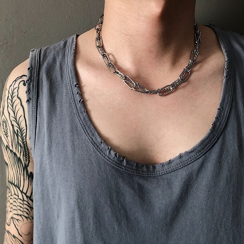 Jewelry × Vintage Fashionable Double Layer Adjustable Couple Clavicle Chain Size ONE SIZE - 4 Thumbnail