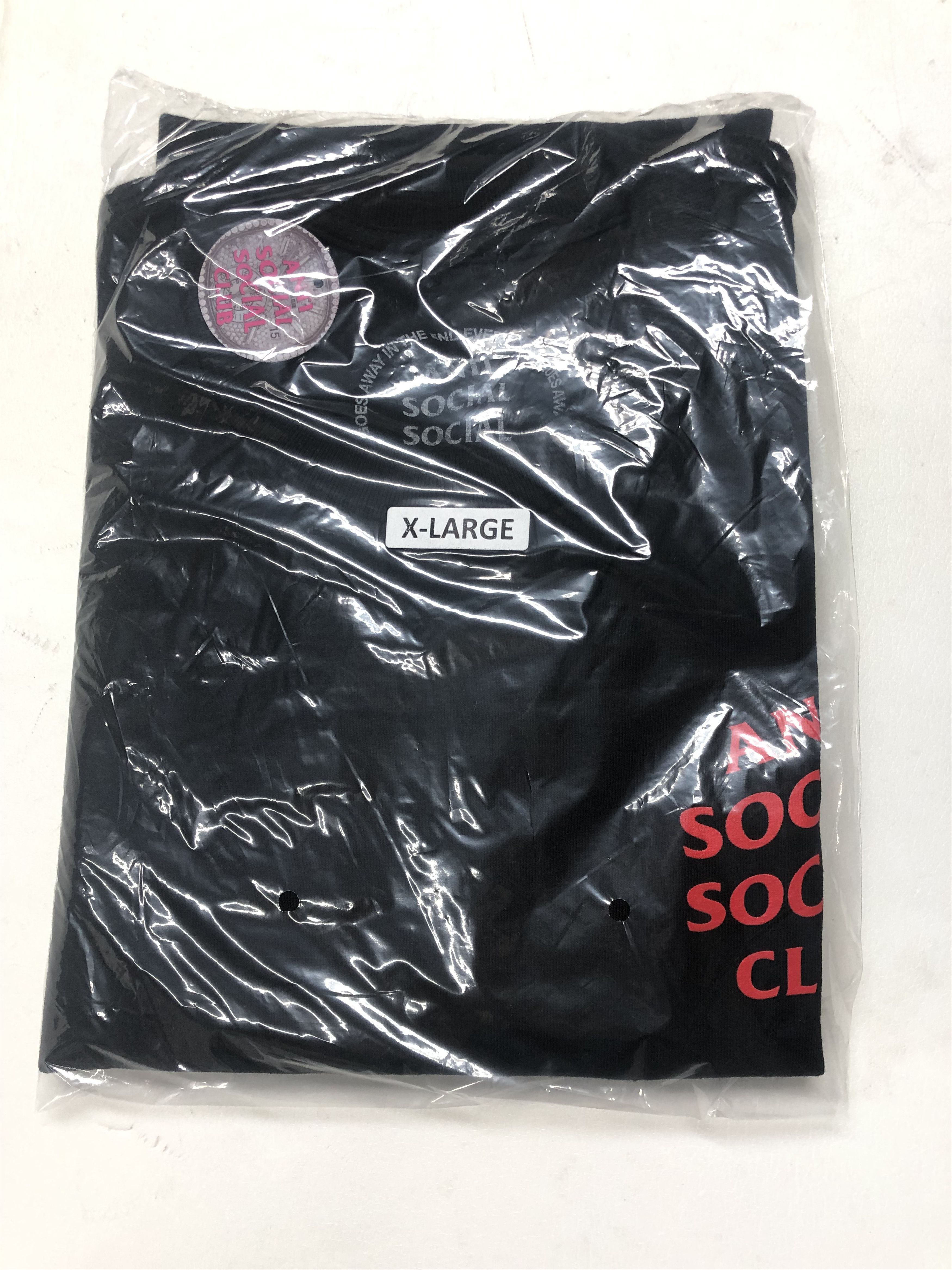 Anti Social Social Club × Members Only DS Weekly ASSC Omakase black tee BAPE KITH FTP FOG CDG OOTD Size US XL / EU 56 / 4 - 2 Thumbnail