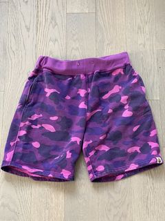 Purple Bape Shorts | Grailed