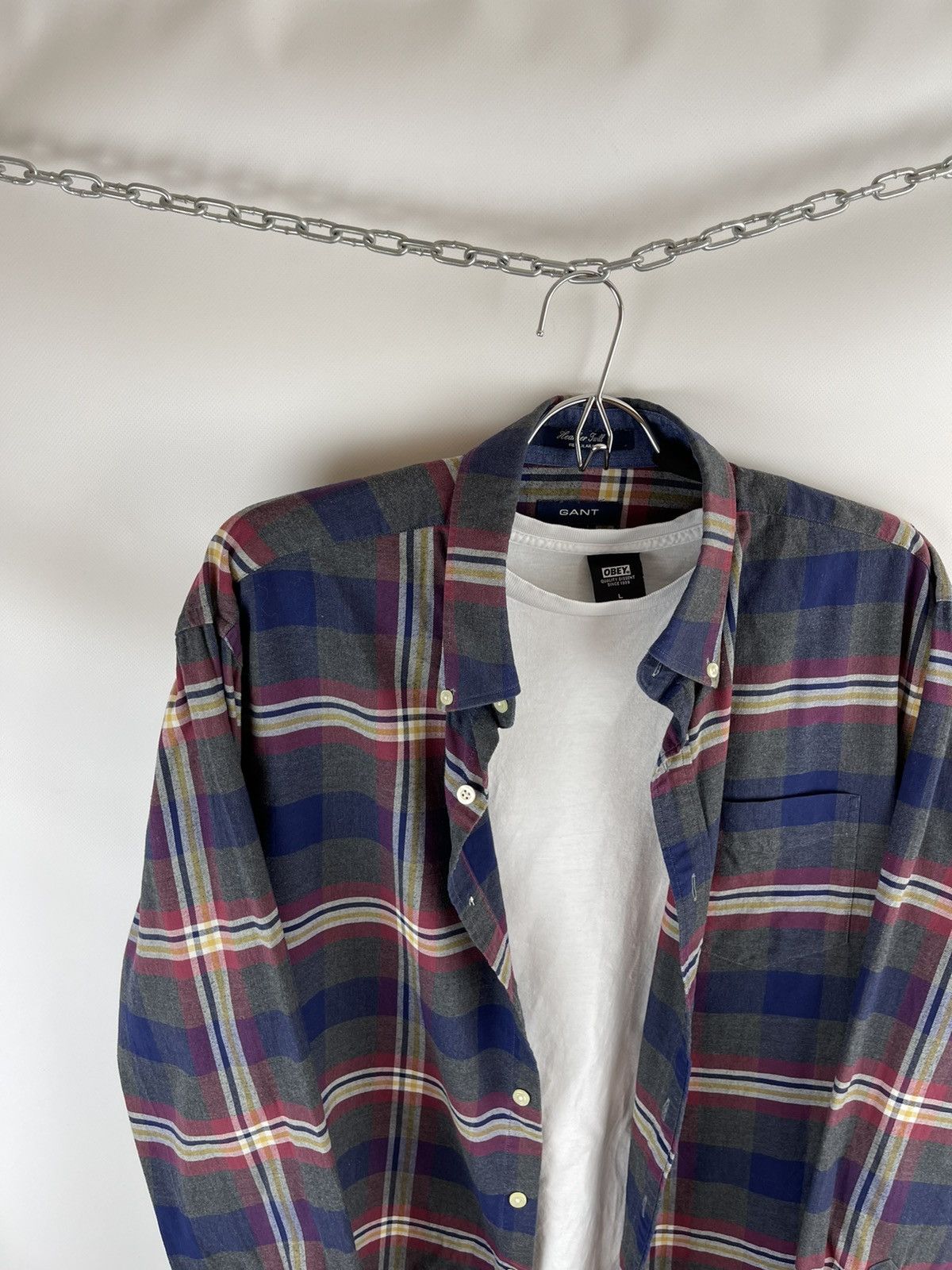 Flannel × Gant Gant checkered flannel shirt travis Scott style Size US XL / EU 56 / 4 - 9 Thumbnail