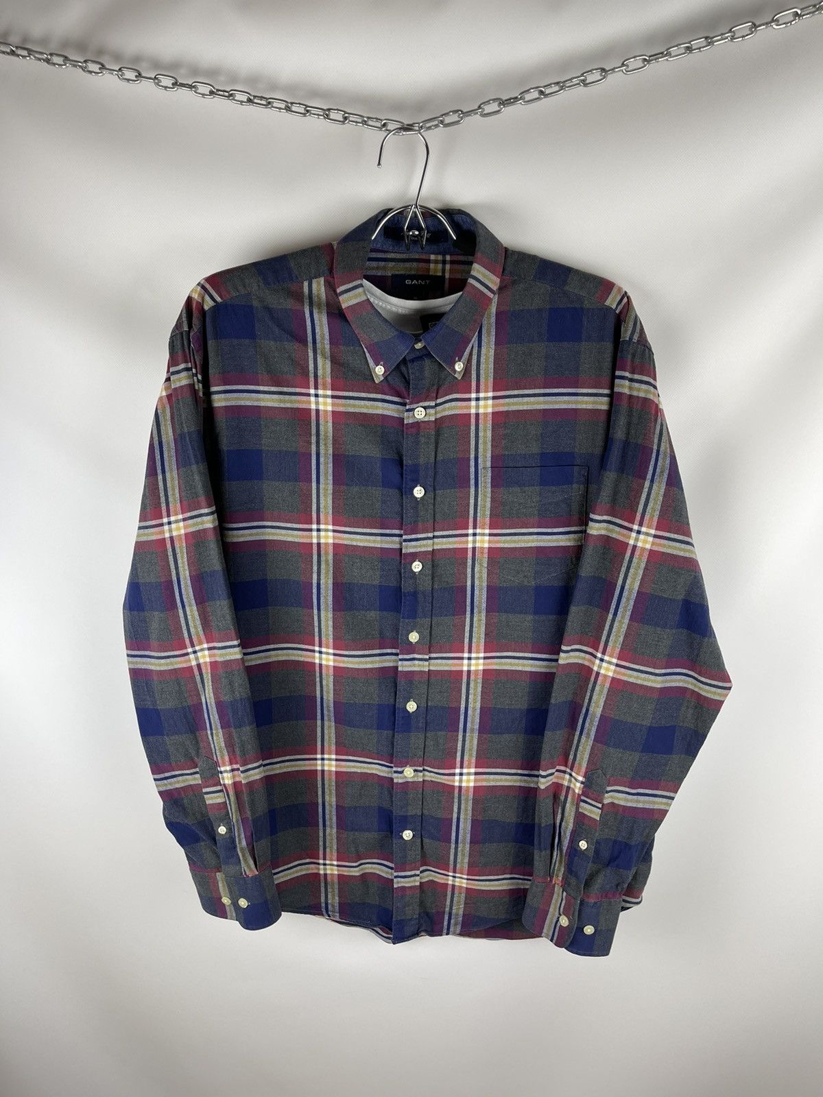 Flannel × Gant Gant checkered flannel shirt travis Scott style Size US XL / EU 56 / 4 - 2 Thumbnail