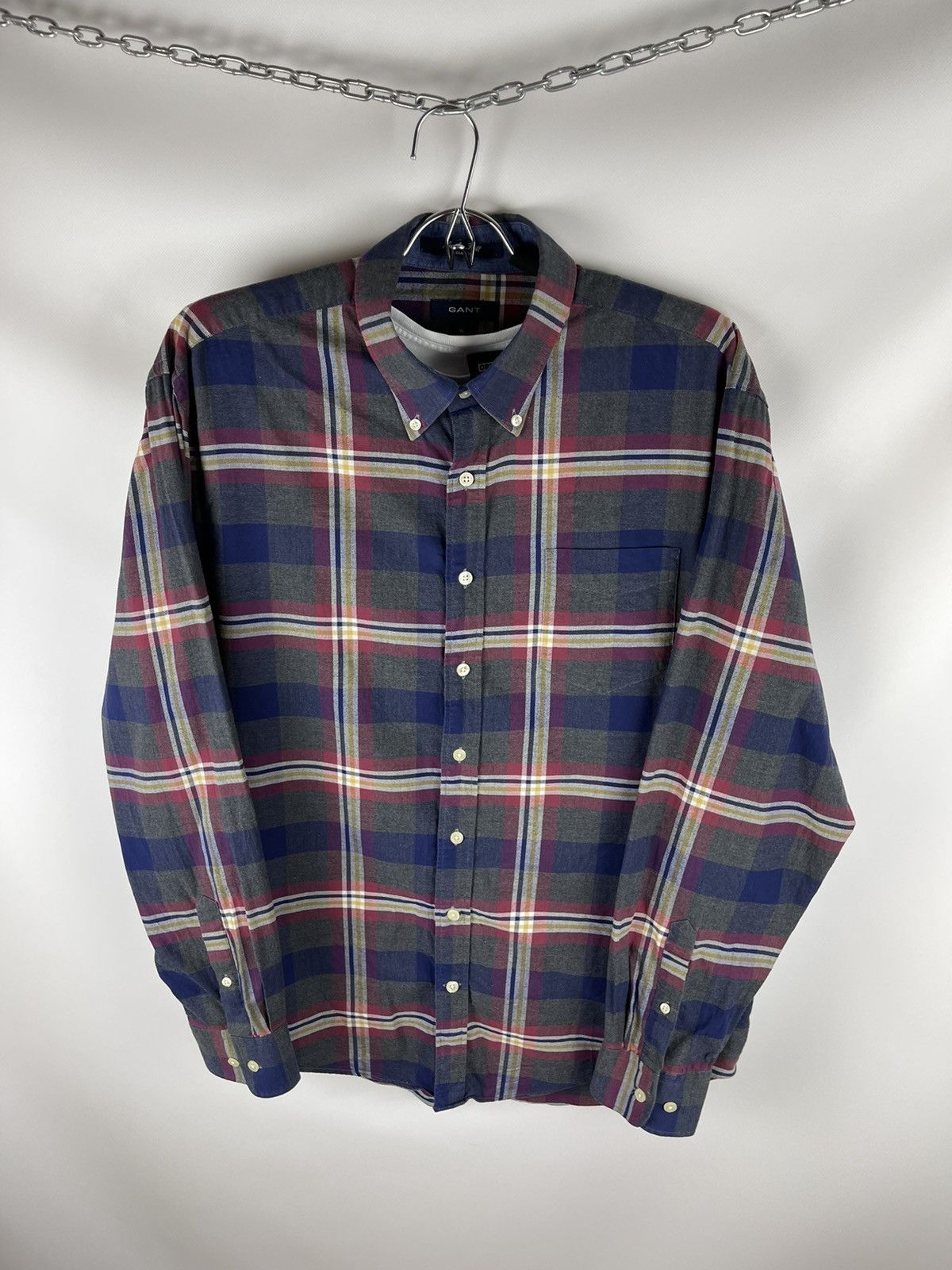 Flannel × Gant Gant checkered flannel shirt travis Scott style Size US XL / EU 56 / 4 - 12 Thumbnail