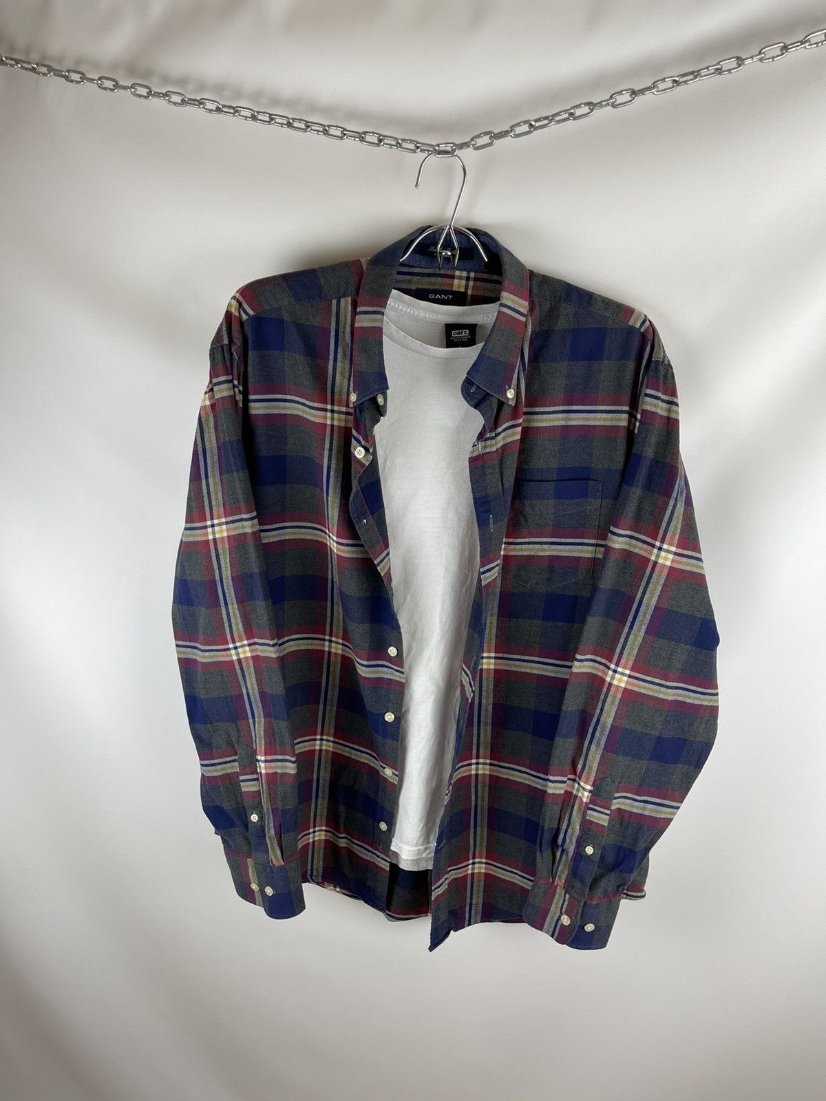 Flannel × Gant Gant checkered flannel shirt travis Scott style Size US XL / EU 56 / 4 - 1 Thumbnail