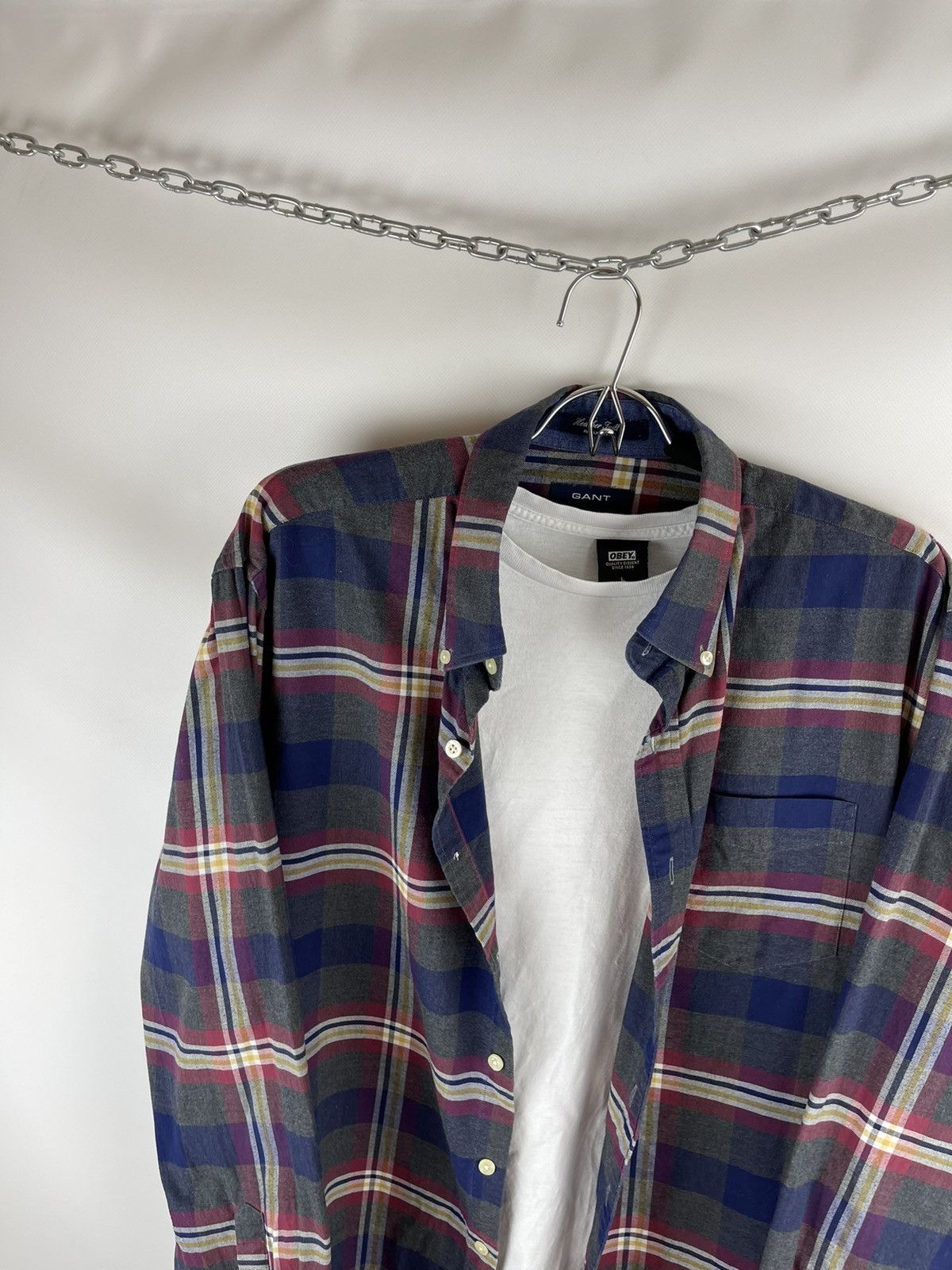 Flannel × Gant Gant checkered flannel shirt travis Scott style Size US XL / EU 56 / 4 - 5 Thumbnail