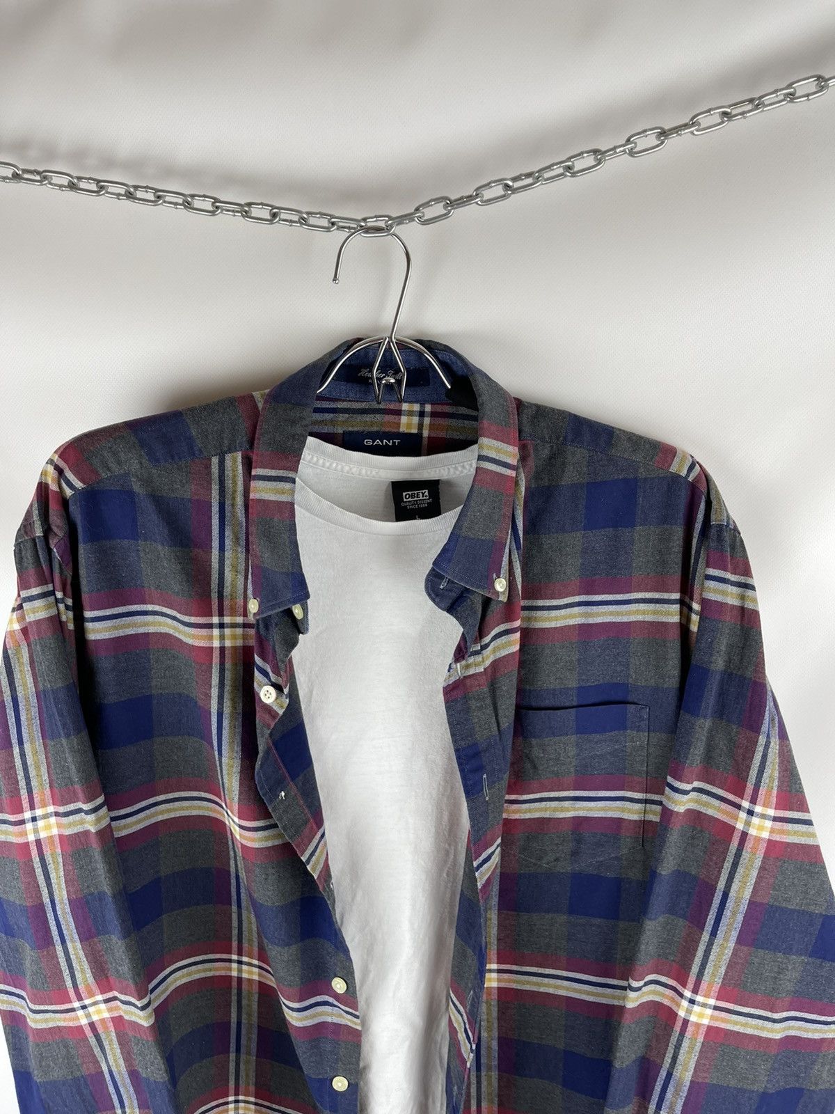 Flannel × Gant Gant checkered flannel shirt travis Scott style Size US XL / EU 56 / 4 - 7 Thumbnail