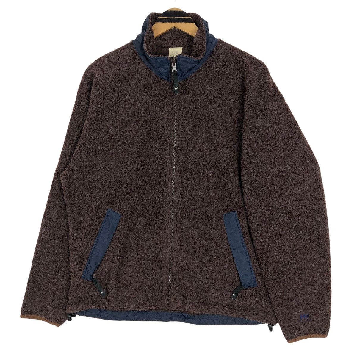 Helly Hansen Vintage Helly Hansen Mock Neck Fleece Sweater Size US L / EU 52-54 / 3 - 6 Thumbnail