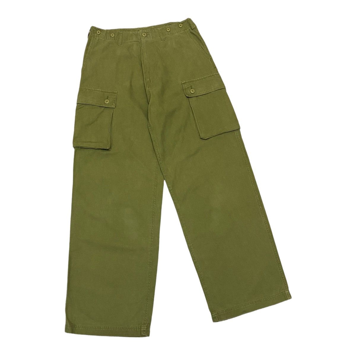 General Research 🇯🇵 Japanese Brand Single Pocket Combat Cargo Pants Size US 30 / EU 46 - 7 Thumbnail