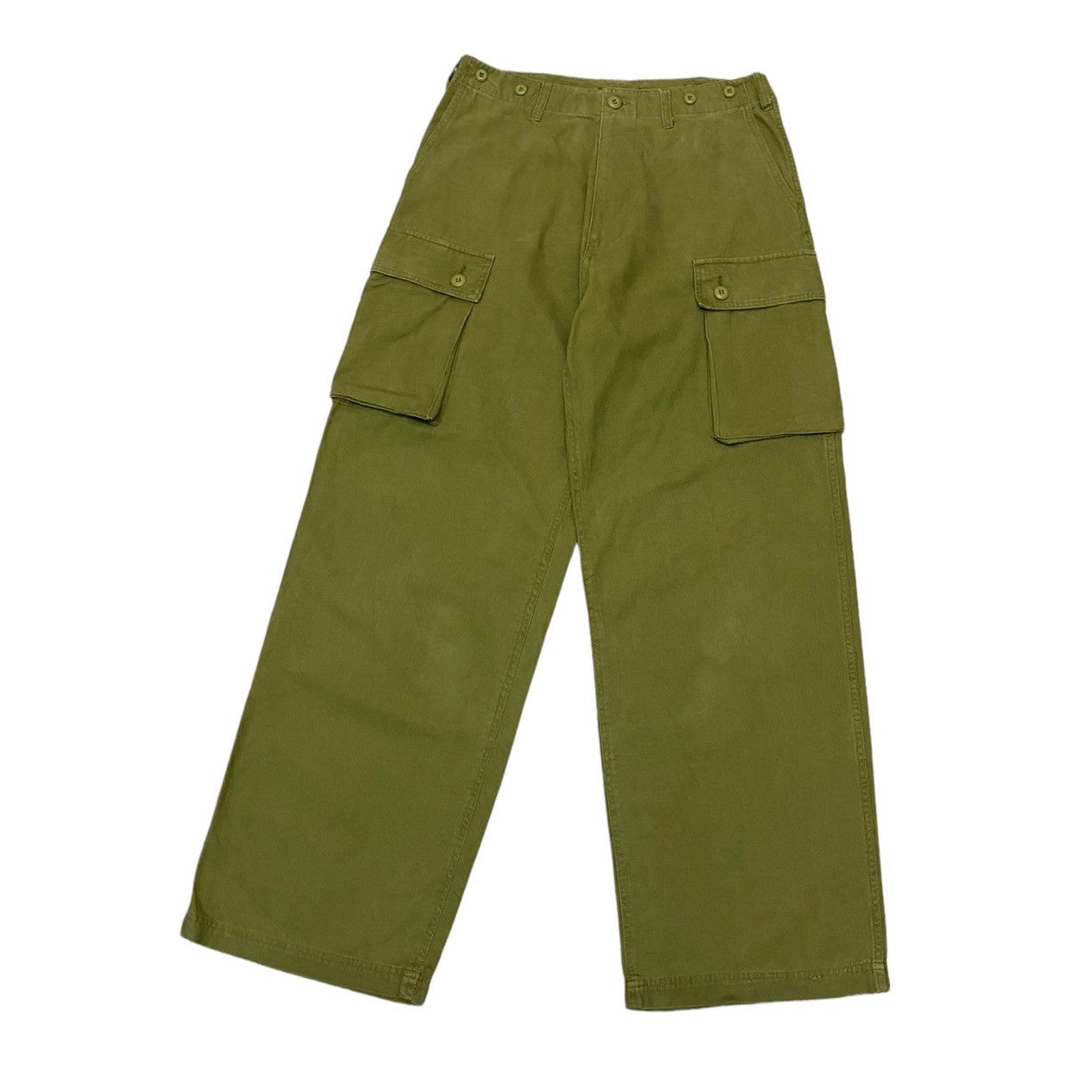 General Research 🇯🇵 Japanese Brand Single Pocket Combat Cargo Pants Size US 30 / EU 46 - 6 Thumbnail