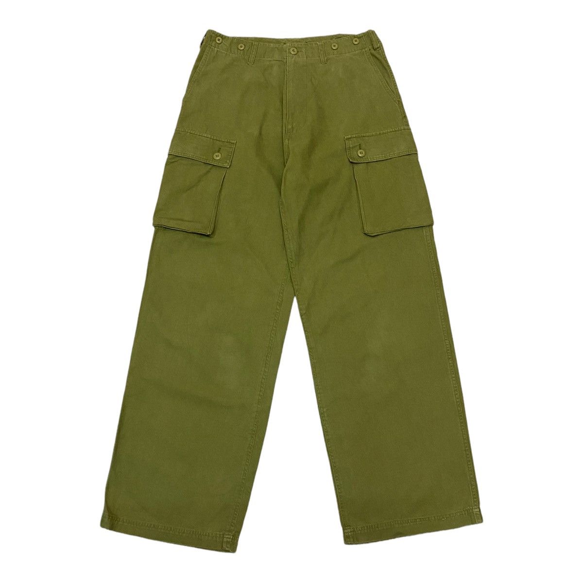 General Research 🇯🇵 Japanese Brand Single Pocket Combat Cargo Pants Size US 30 / EU 46 - 2 Thumbnail