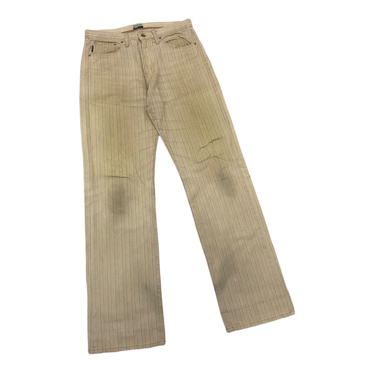 Paul Smith PAUL SMITH VINTAGE STRIPE DENIM PANTS Size US 32 / EU 48 - 3 Thumbnail