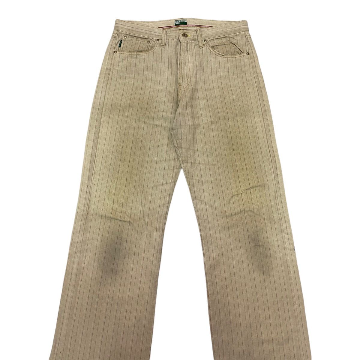 Paul Smith PAUL SMITH VINTAGE STRIPE DENIM PANTS Size US 32 / EU 48 - 6 Thumbnail