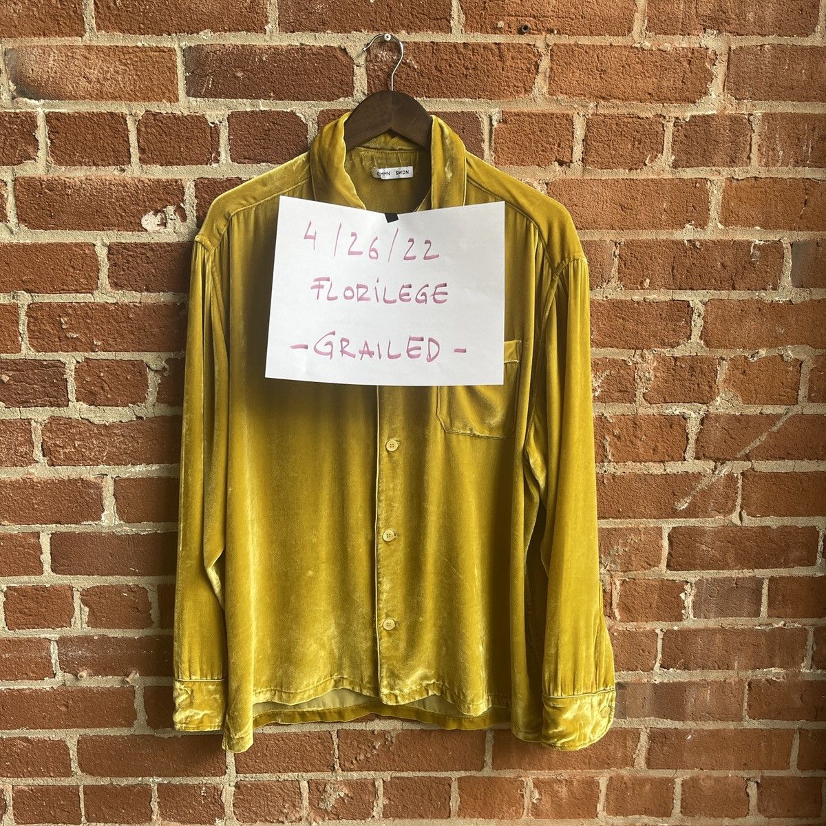 CMMN SWDN CMMN SWDN VELVET PYJAMA SHIRT Size US S / EU 44-46 / 1 - 5 Thumbnail